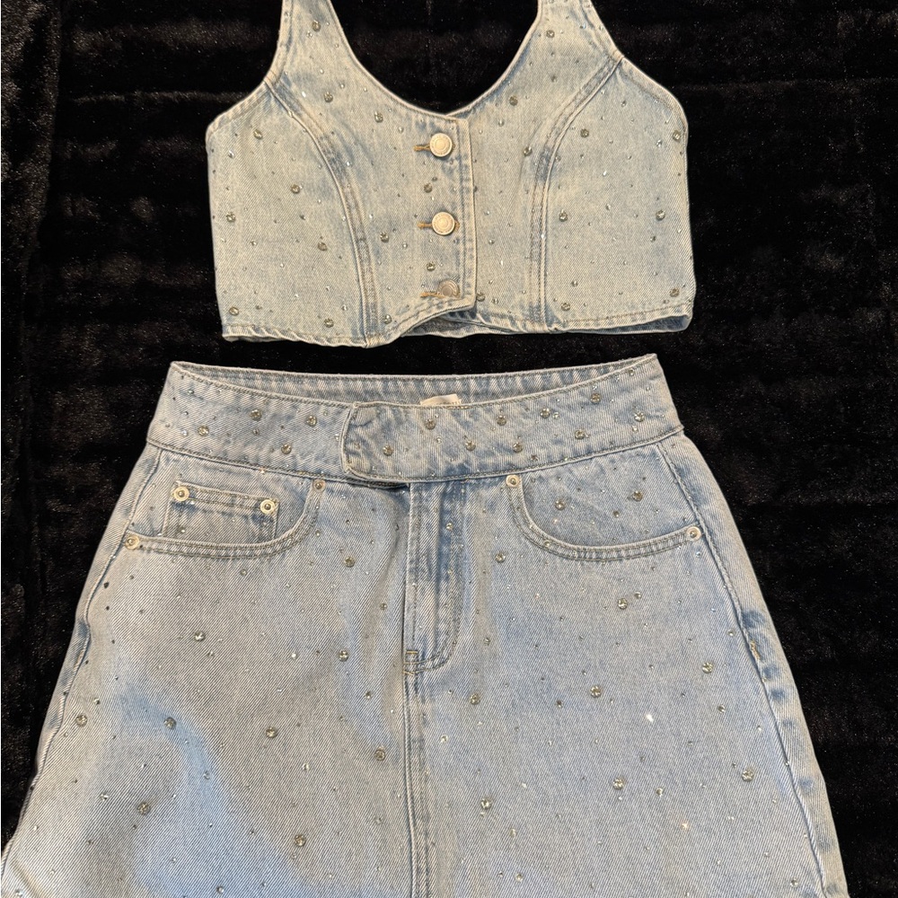 Meshki Light Blue Denim Jacket